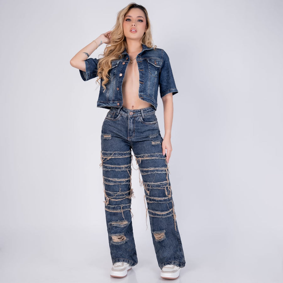 Jeans Baggy Dama Wazary